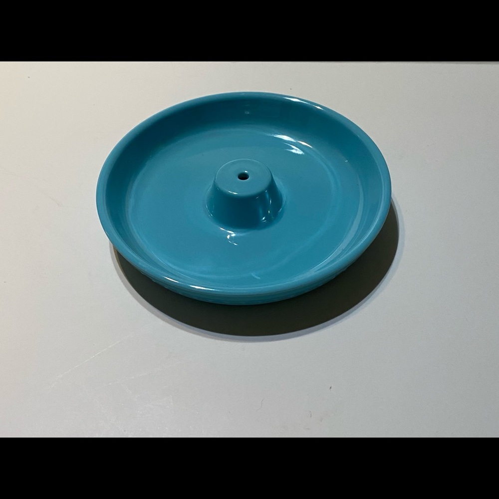 Nora Fleming round blue melamine dainty dish